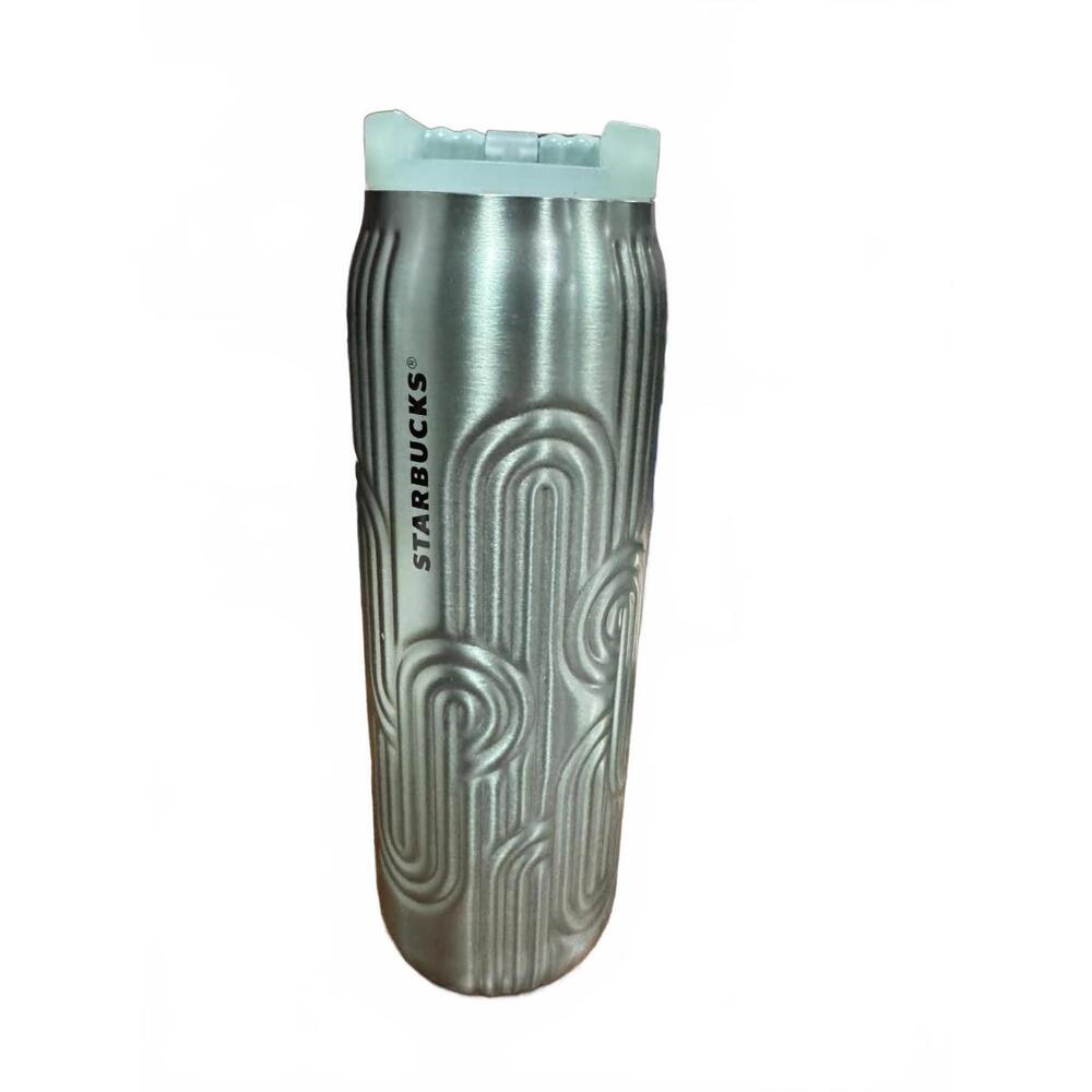 Starbucks Stainless Steel Travel Tumbler with Embossed Design